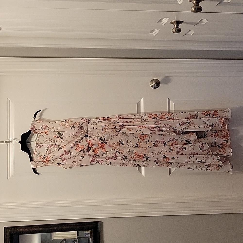 Calvin Klein Long Pink Dress Size 4 New With Tags